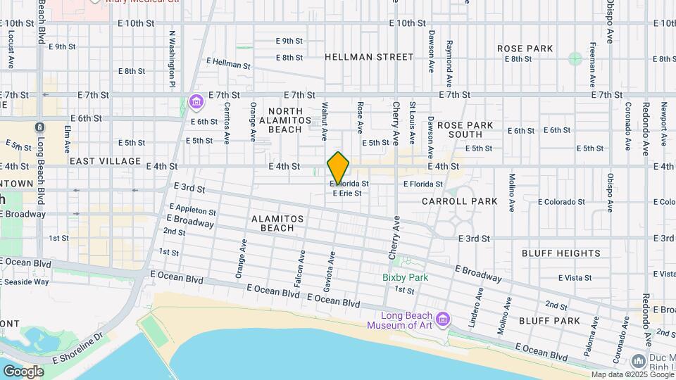 1635 E Erie St Map and Location Details