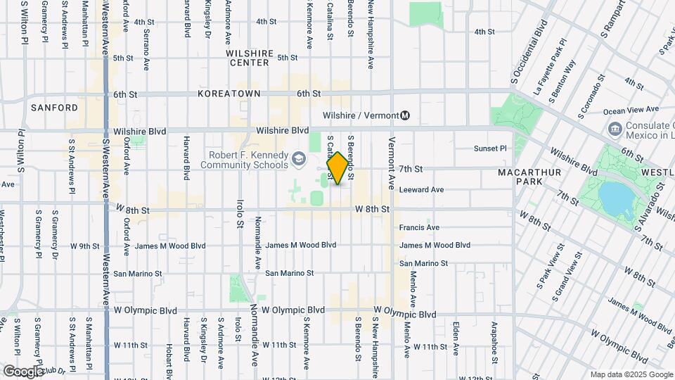 734 S Catalina St Map and Location Details