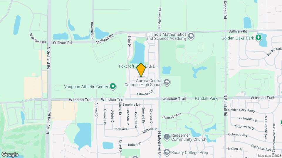 1320 Foxcroft Dr Map and Location Details