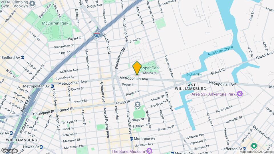 903 Metropolitan Ave Map and Location Details