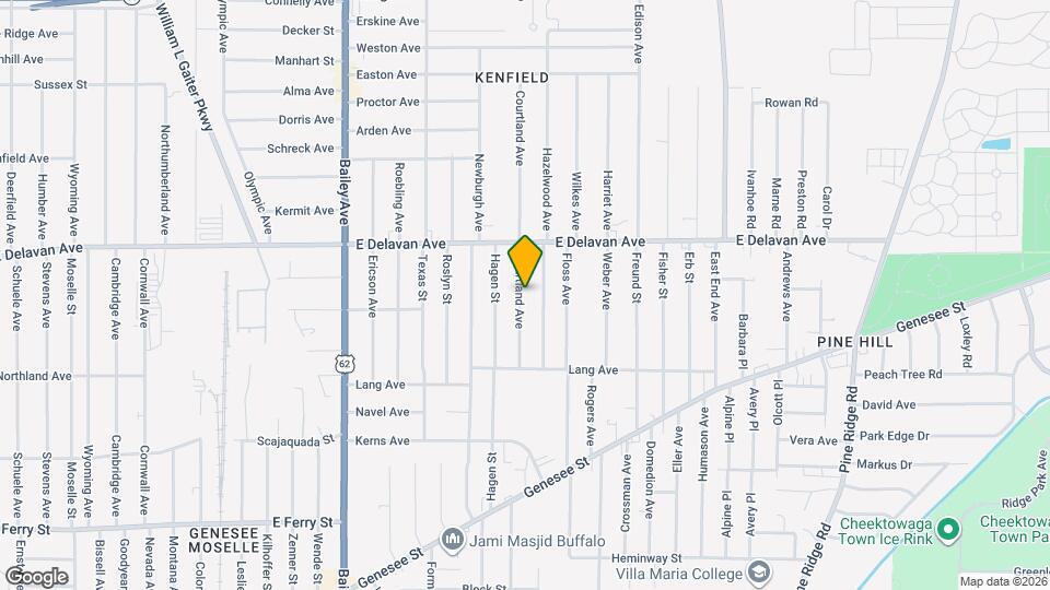 61 Courtland Ave, Unit Lower Map and Location Details