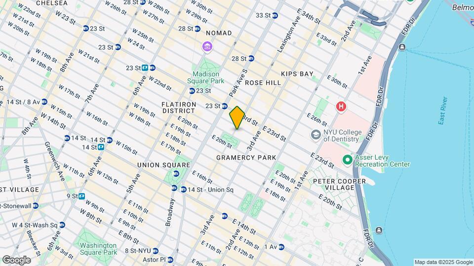 1 Lexington Ave Mapa y Detalles de la Ubicación