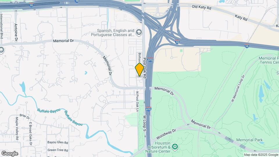 384 N Post Oak Ln, Unit 384 Mapa y Detalles de la Ubicación