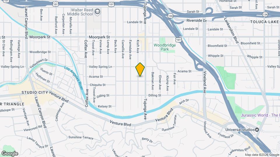 4210 Kraft Ave Map and Location Details