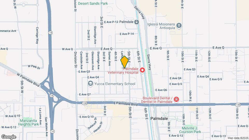 441 E Avenue Q3 Mapa y Detalles de la Ubicación