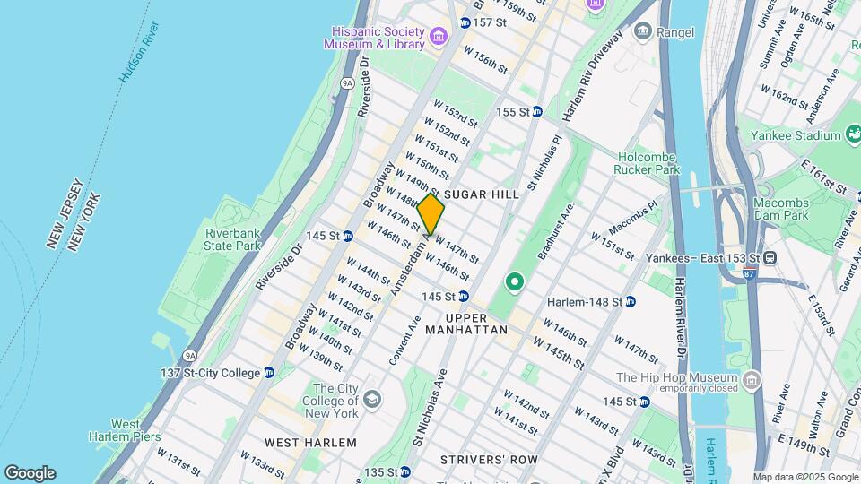1751 Amsterdam Ave Map and Location Details