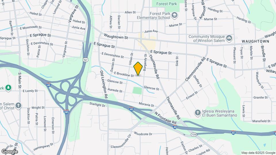 832 E Brookline St Map and Location Details