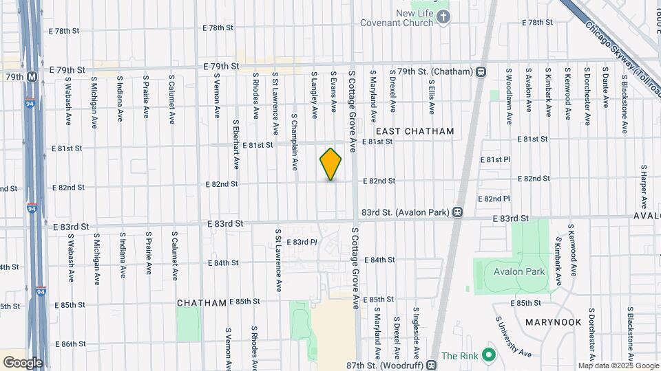 8200 S Evans Ave Map and Location Details