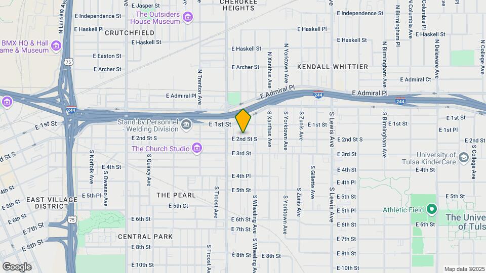 1809 E 2nd St Map and Location Details