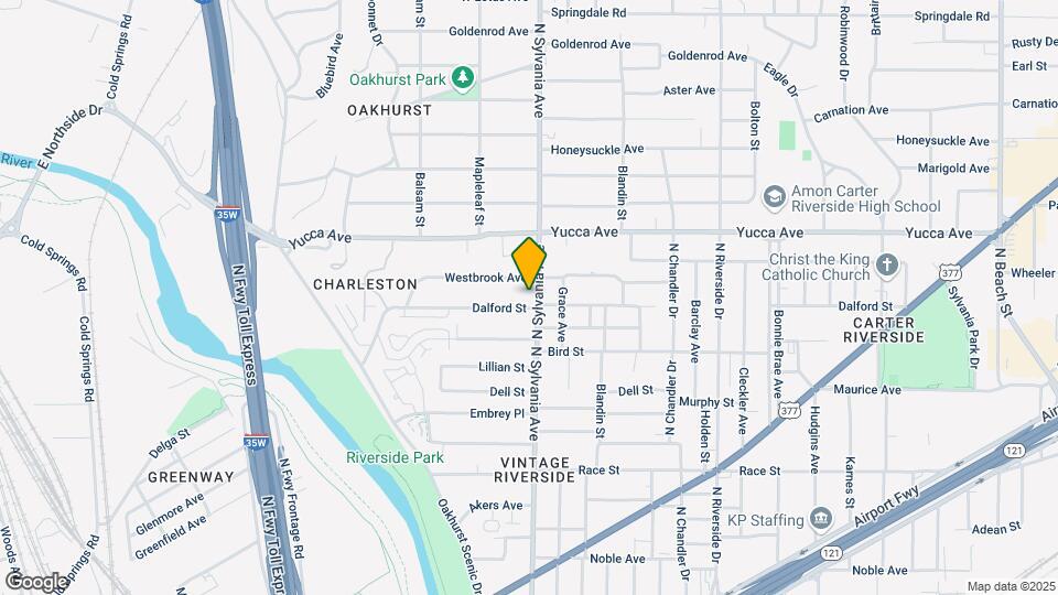 1105 N Sylvania Ave Map and Location Details