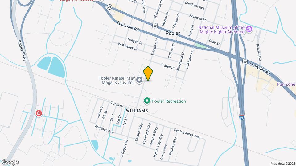 802 S Rogers St Map and Location Details