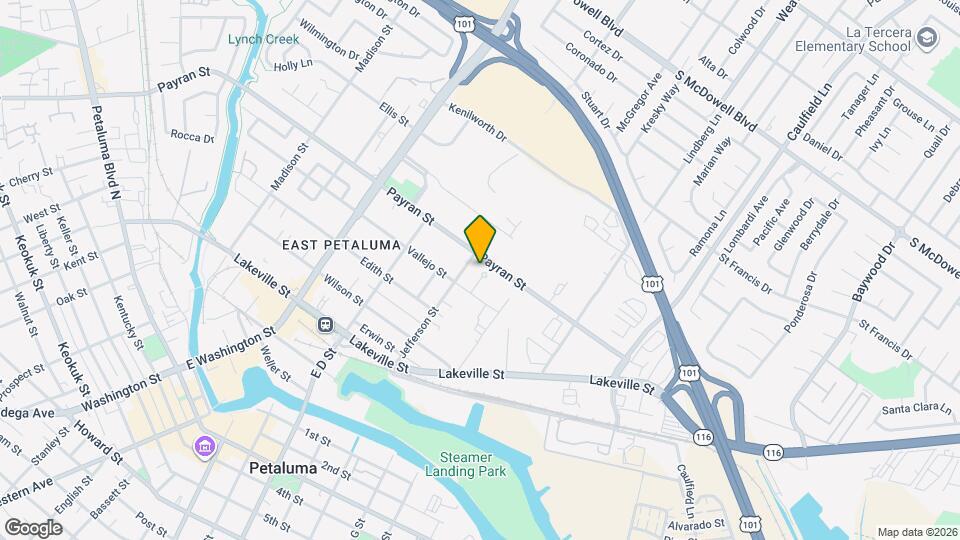 730 Jefferson St Map and Location Details