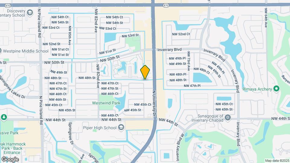 4770 NW 77th Terrace Mapa y Detalles de la Ubicación