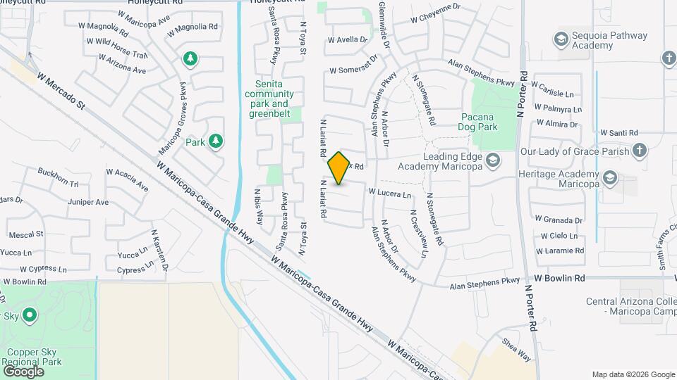 42542 W Lucera Ct Mapa y Detalles de la Ubicación