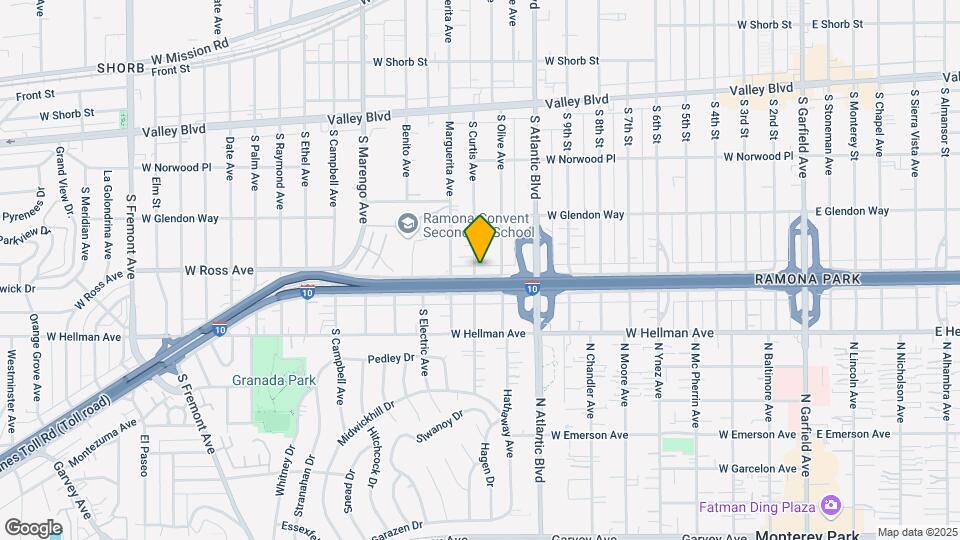 1221-1223 W Ramona Rd Mapa y Detalles de la Ubicación
