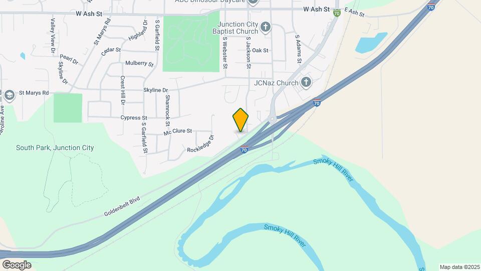 1340 S Jackson St Map and Location Details