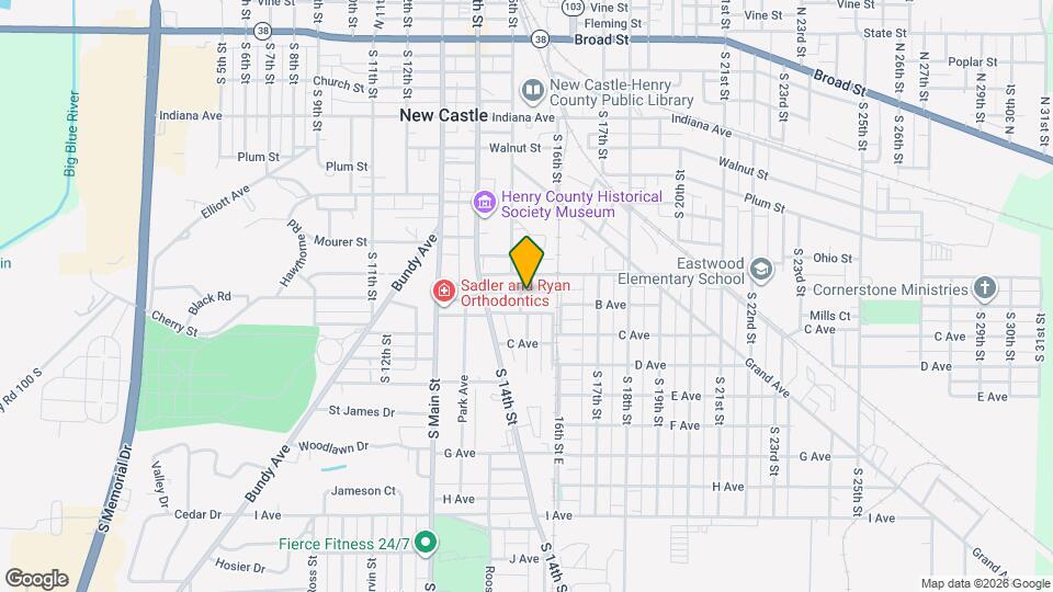 822 S 15th St Map and Location Details