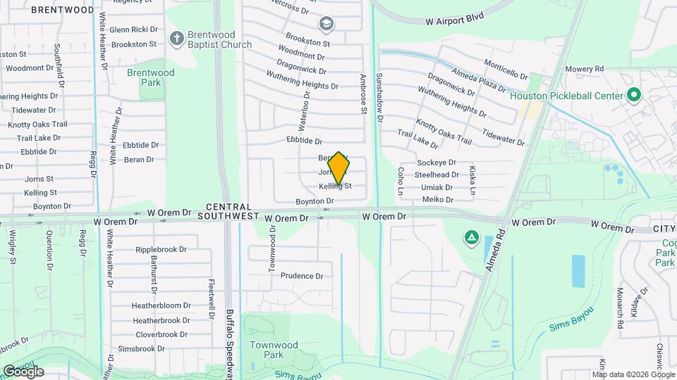 3151 Kelling St Map and Location Details