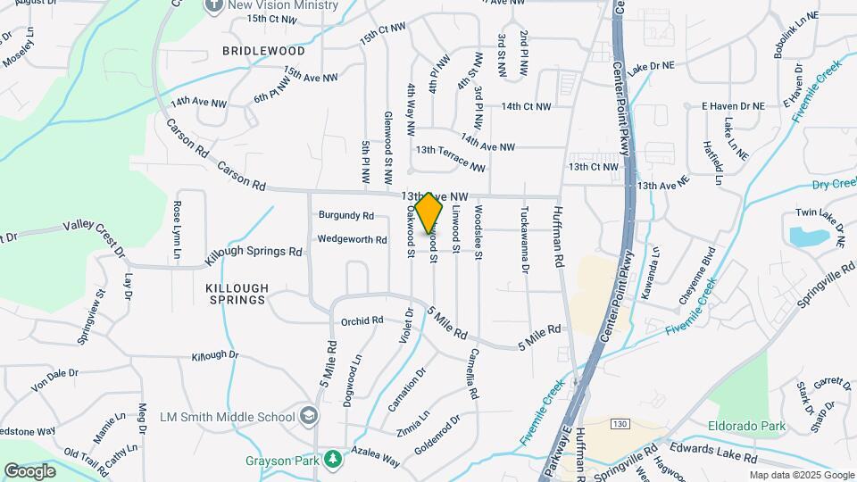 1204 Birchwood St Map and Location Details