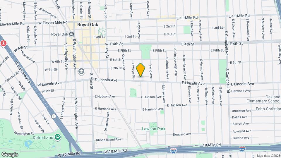 617 E Lincoln Ave Mapa y Detalles de la Ubicación