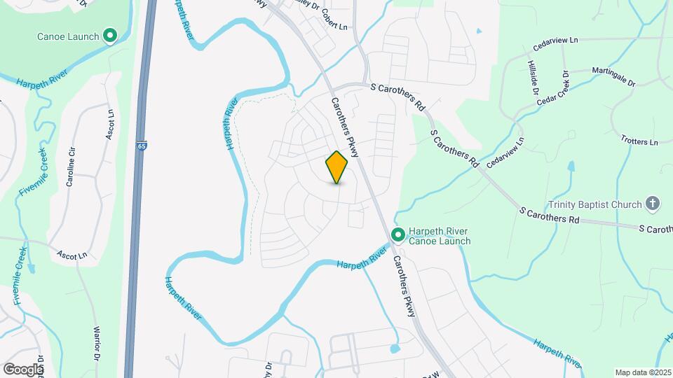5001 Laughing Brook Ln Map and Location Details