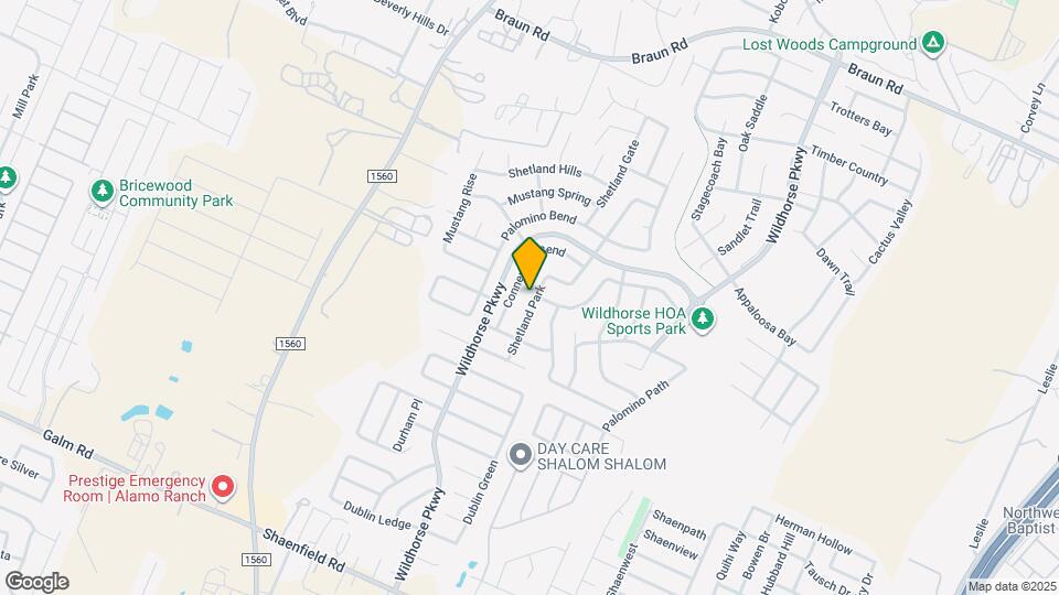 9639 Shetland Park Map and Location Details