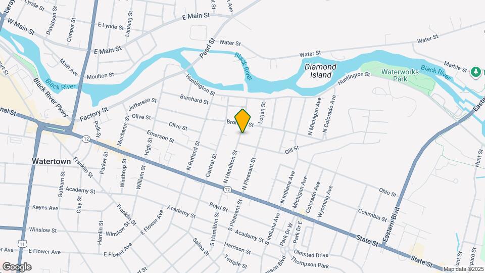 242 N Hamilton St Map and Location Details