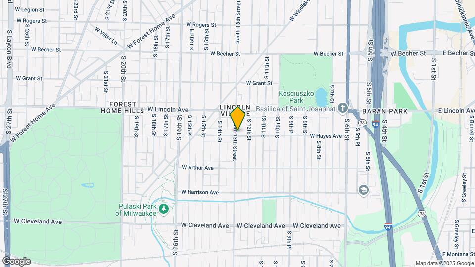 2366 S 13th St Mapa y Detalles de la Ubicación