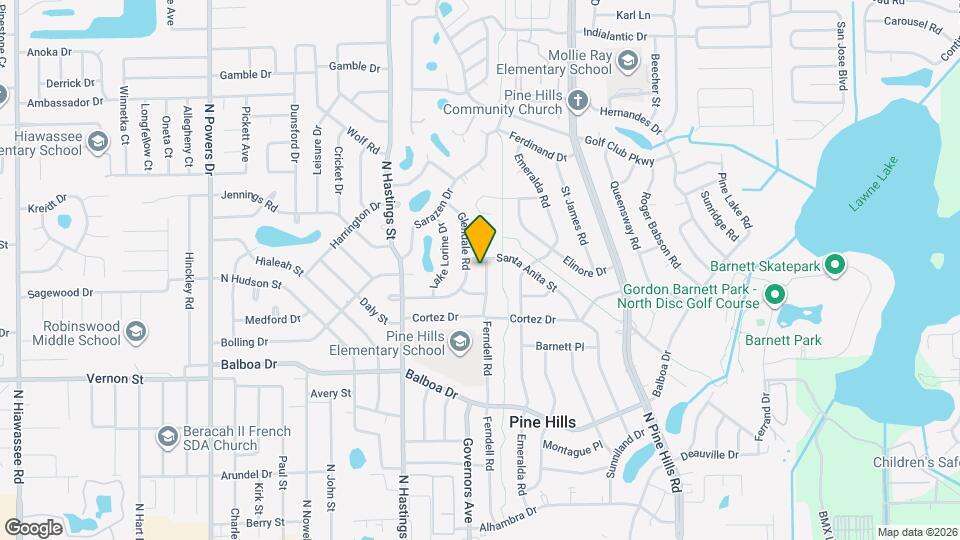 1624 Ferndell Rd Mapa y Detalles de la Ubicación