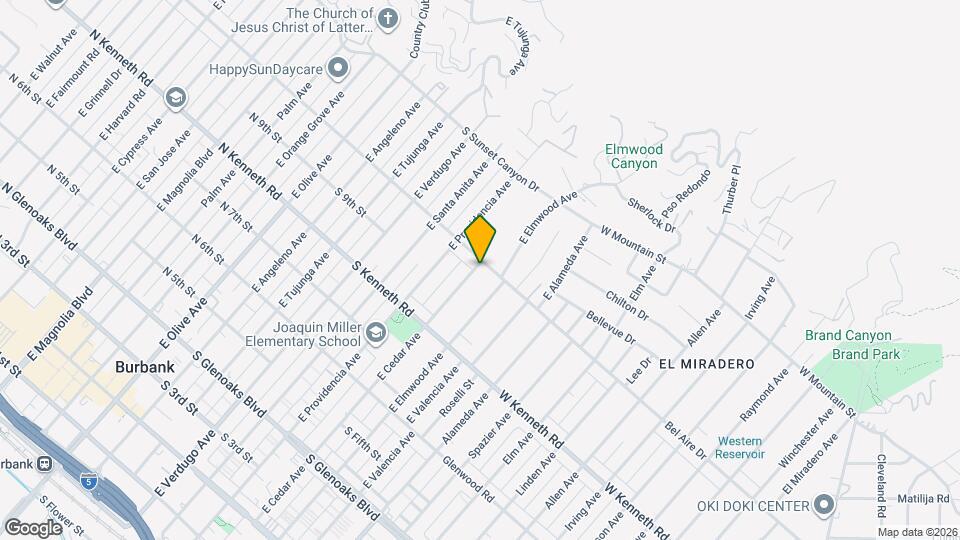 703 S Bel Aire Dr Map and Location Details