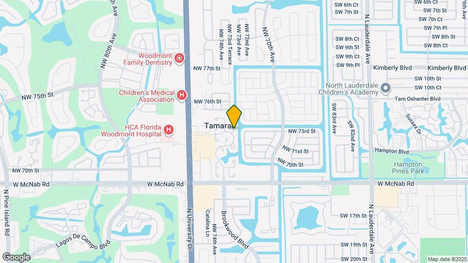 7202 Primrose Ln Map and Location Details