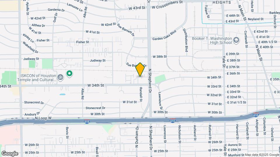 3405 N Shepherd Dr Map and Location Details