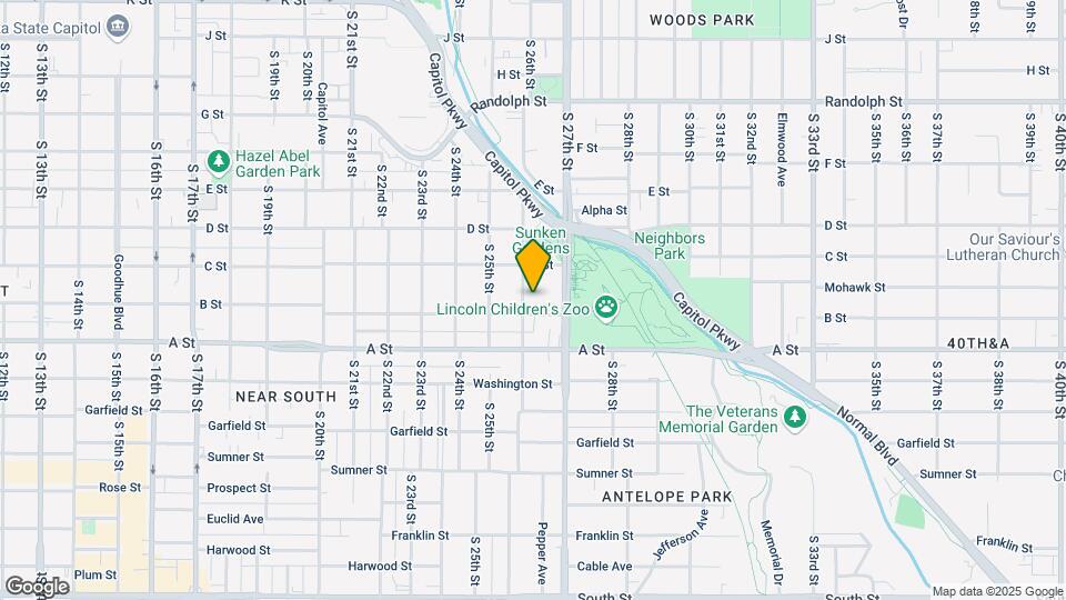 1256 S 26th St Map and Location Details