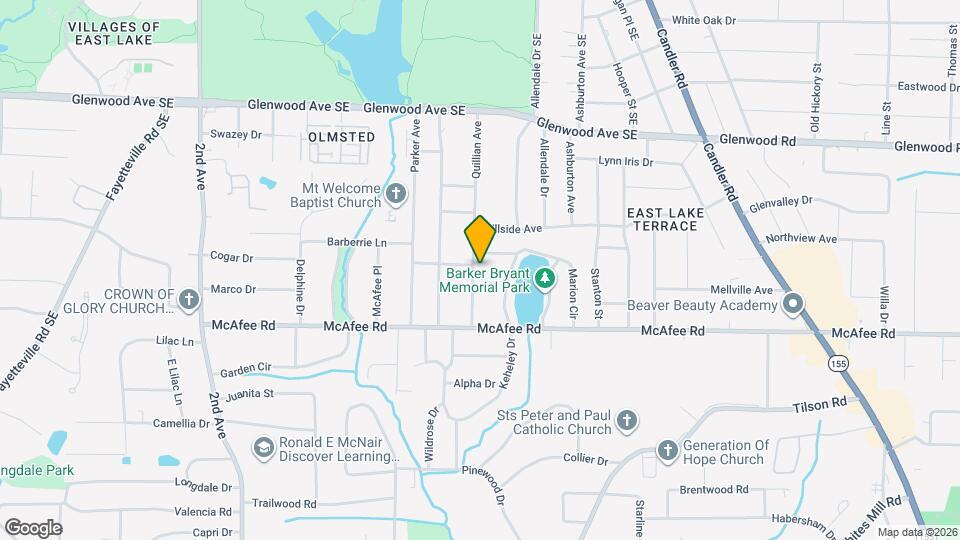 640 Quillian Ave Map and Location Details