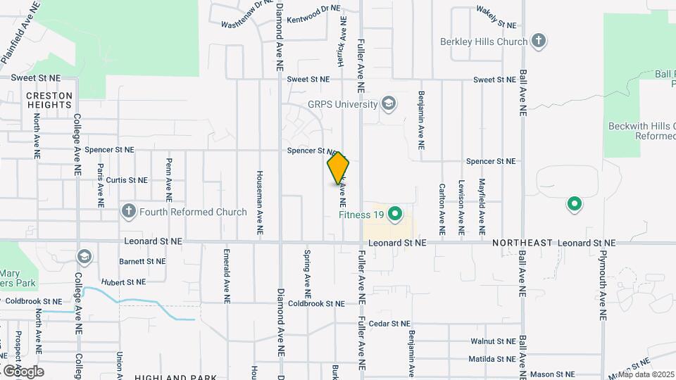 1317 Herrick Ave NE Map and Location Details