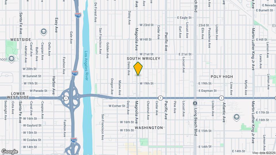 1936 Magnolia Ave, Unit 1 Map and Location Details