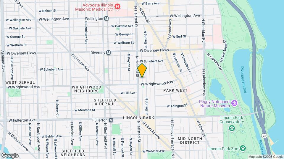 2615 N Halsted St, Unit 3R Mapa y Detalles de la Ubicación