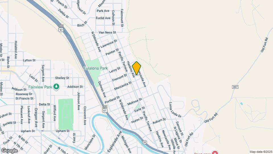 2039 Manzanita St Map and Location Details