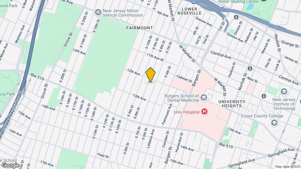 153 S 7th St, Unit 2 Map and Location Details