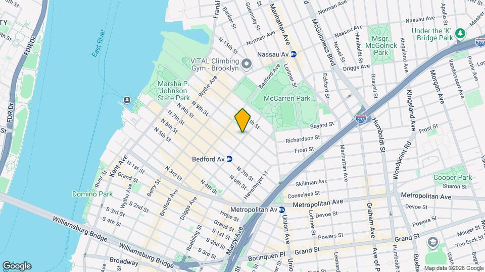 500 Driggs Ave Map and Location Details