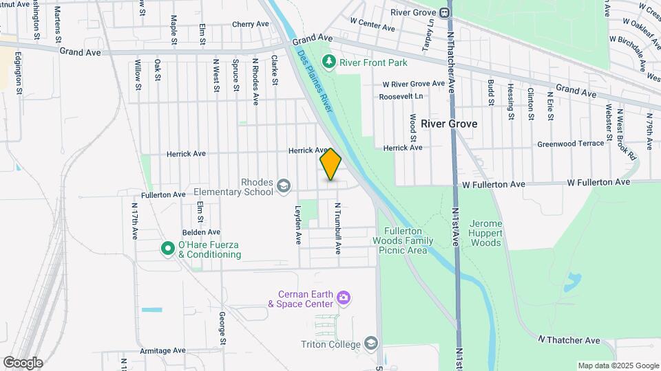 8706 Fullerton Ave Map and Location Details