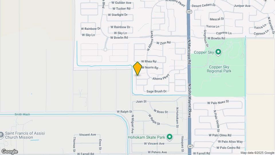 45416 W Applegate Rd Map and Location Details