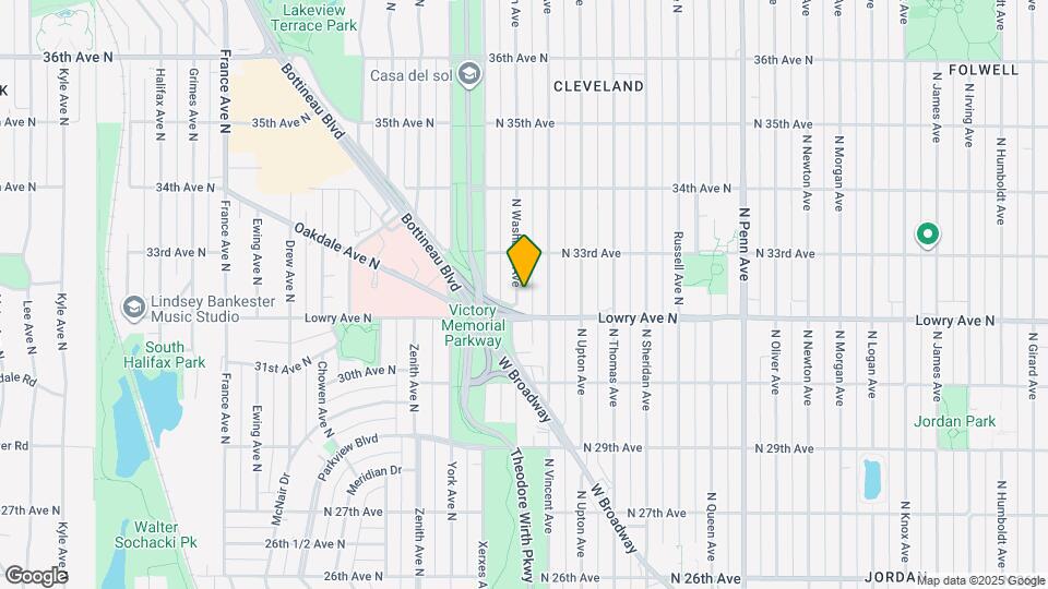 3218 N Washburn Ave Mapa y Detalles de la Ubicación