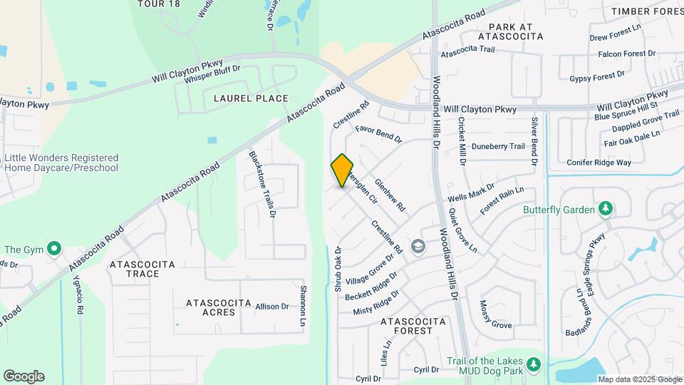 3631 Wintergreen Dr Map and Location Details