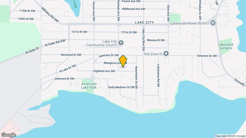 8815-8820 Highland Ave SW Map and Location Details