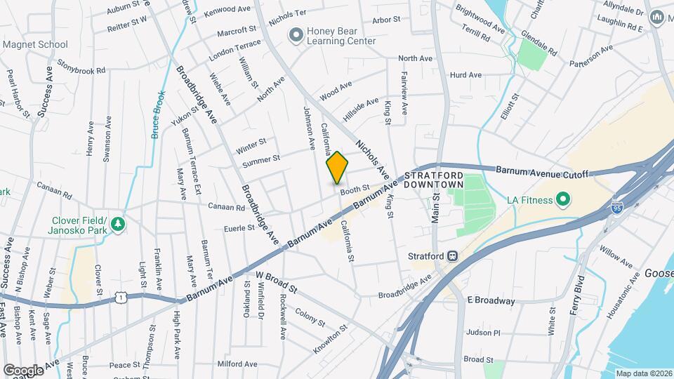 166 Booth St Map and Location Details