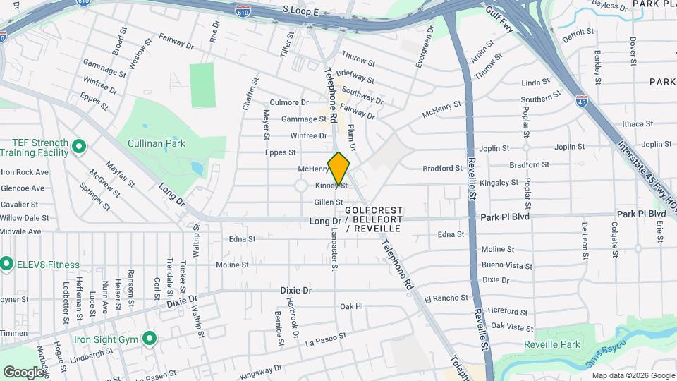 7304 Kinney St Map and Location Details