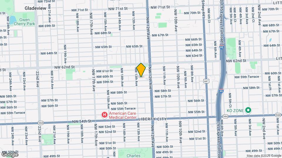 1261 NW 59th St Mapa y Detalles de la Ubicación