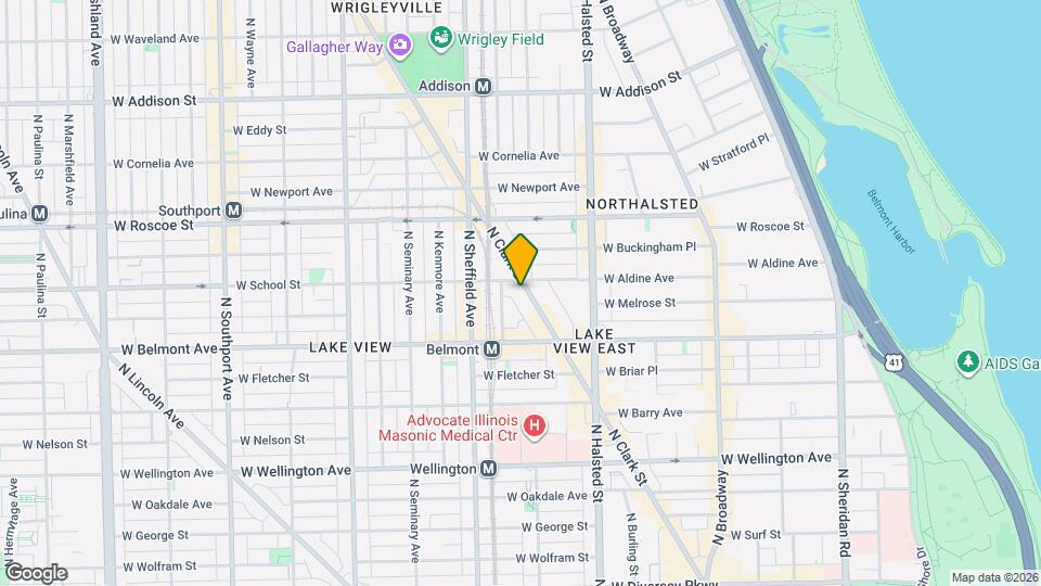 3262 N Clark St Map and Location Details