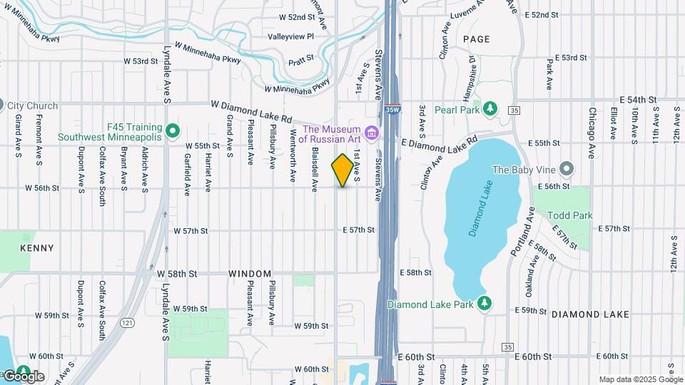 5605 Nicollet Map and Location Details